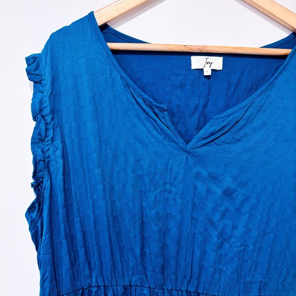 IVY Wide teal dress - Picture 3 of 7